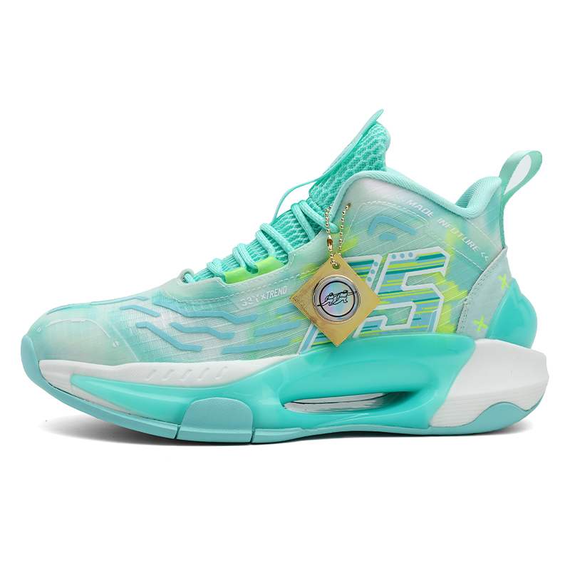 PAIKEJINGPAO Mesh Cushioning Slip Resistant Abrasion Resistant High top Basketball Shoes Unisex