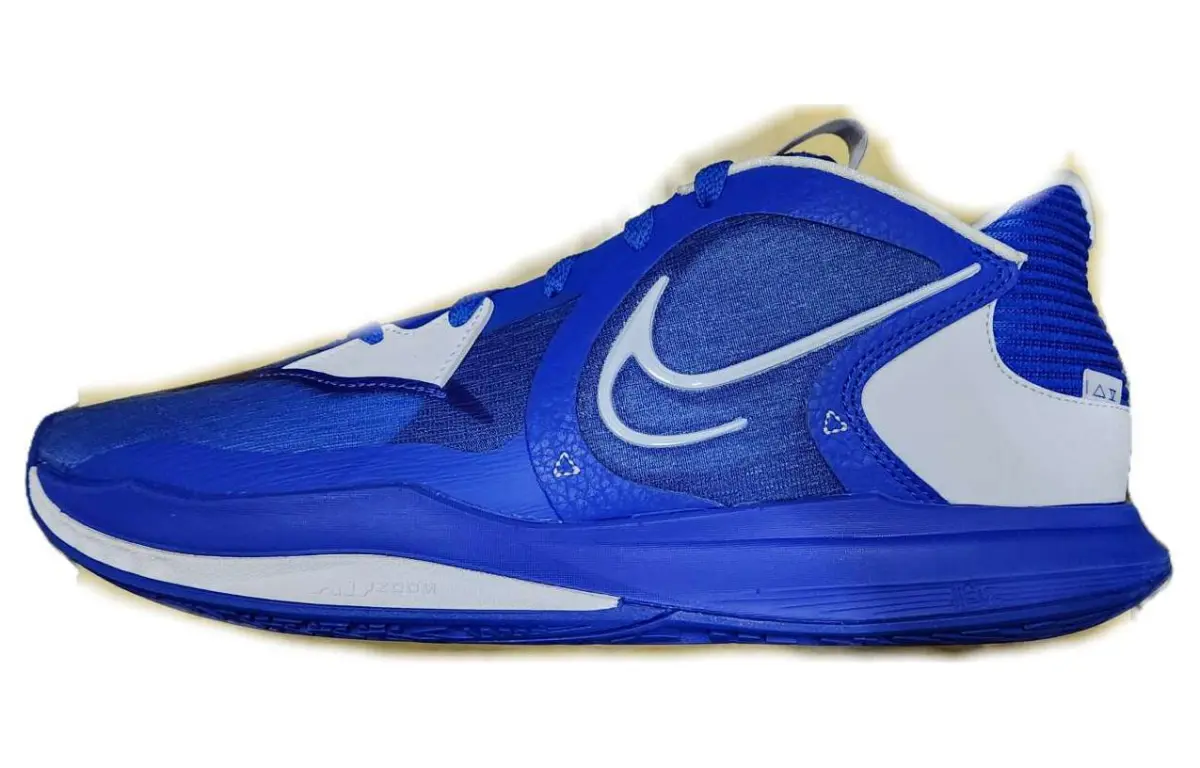 Nike Kyrie Low 5 Abrasion Resistant Breathable Low top Basketball Shoes Men's Blue