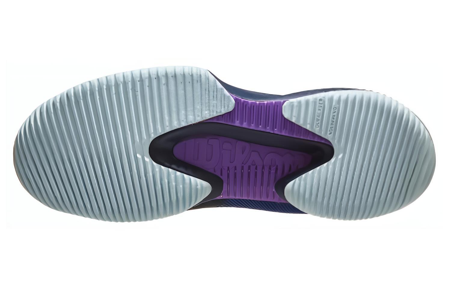 Wilson Kaos Swift 1.5 Abrasion Resistant Cushioning Low top Tennis Shoes Women’s Purple Gray