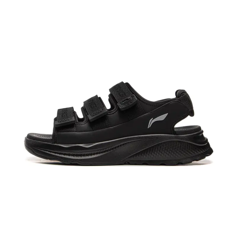 Li Ning SOFT COCA Beach Sandals Unisex Black