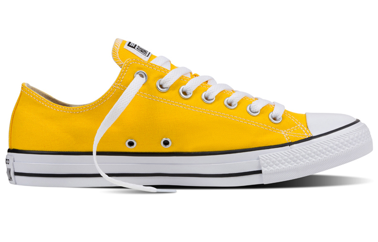 Кеды Converse Chuck Taylor All Star Fresh Colours (желто-белые) — Жёлтый / белый — фото 2
