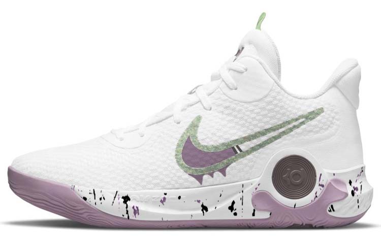 Nike KD Trey 5 IX Trendy Ink Splatter, Two Tone Hook, Grip Stable, Elastic Buffer, Versatile Comfortable