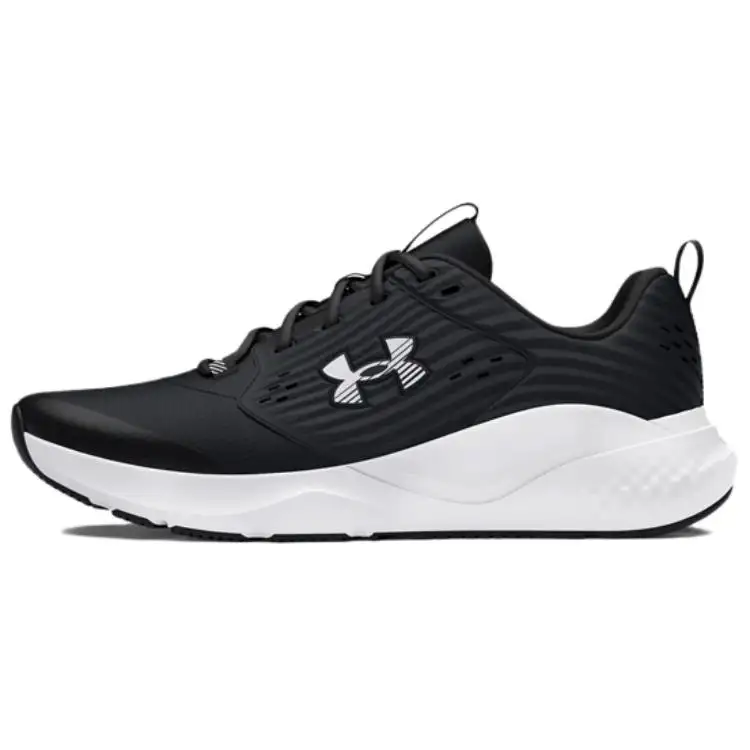 Under Armour Breathable Lightweight Breathable And Lightweight Low top Training Shoes Men's Black White