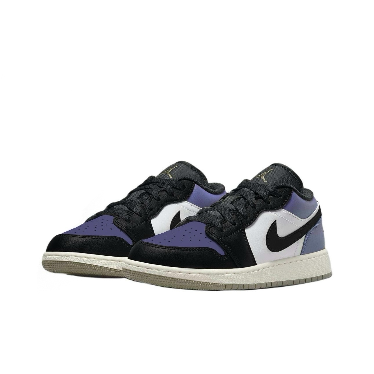 Jordan Air Jordan 1 Mini Barb 5 Leather Abrasion Resistant Abrasion Resistant Low top Vintage Basketball Shoes Unisex