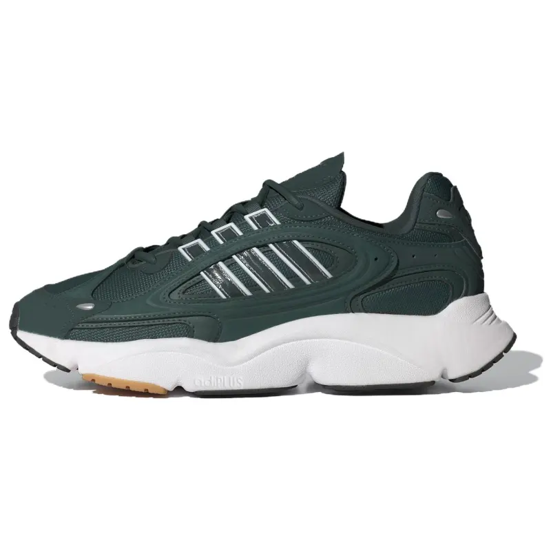 Adidas Originals Ozmillen Slip Resistant Abrasion Resistant Low top Chunky Sneakers Unisex Ore Green