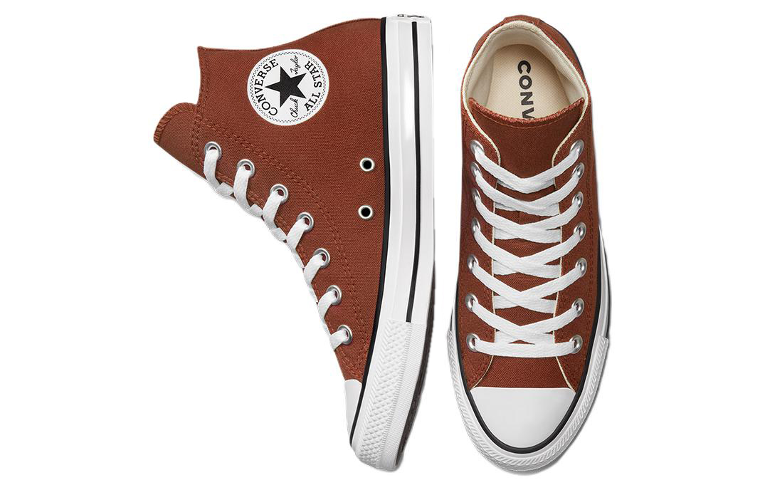 Кеды Converse Chuck Taylor All Star (рыже-оранжевые) — 铁锈橙/白 — фото 4