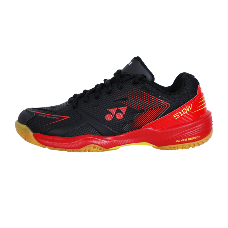 YONEX Yonex Power Cushion/power cushion series, non-slip and breathable, non-slip, wear-resistant and lightweight, low-top badminton shoes, same style for men and women, black and red
