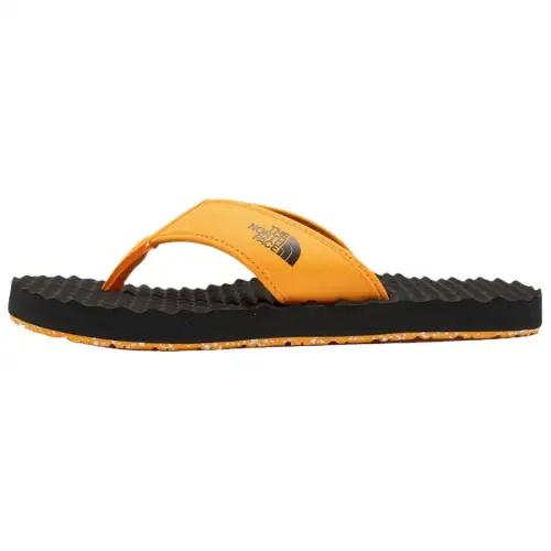 THE NORTH FACE Rubber Sole Abrasion Resistant Slip Resistant Flip Flops Men's Yellow