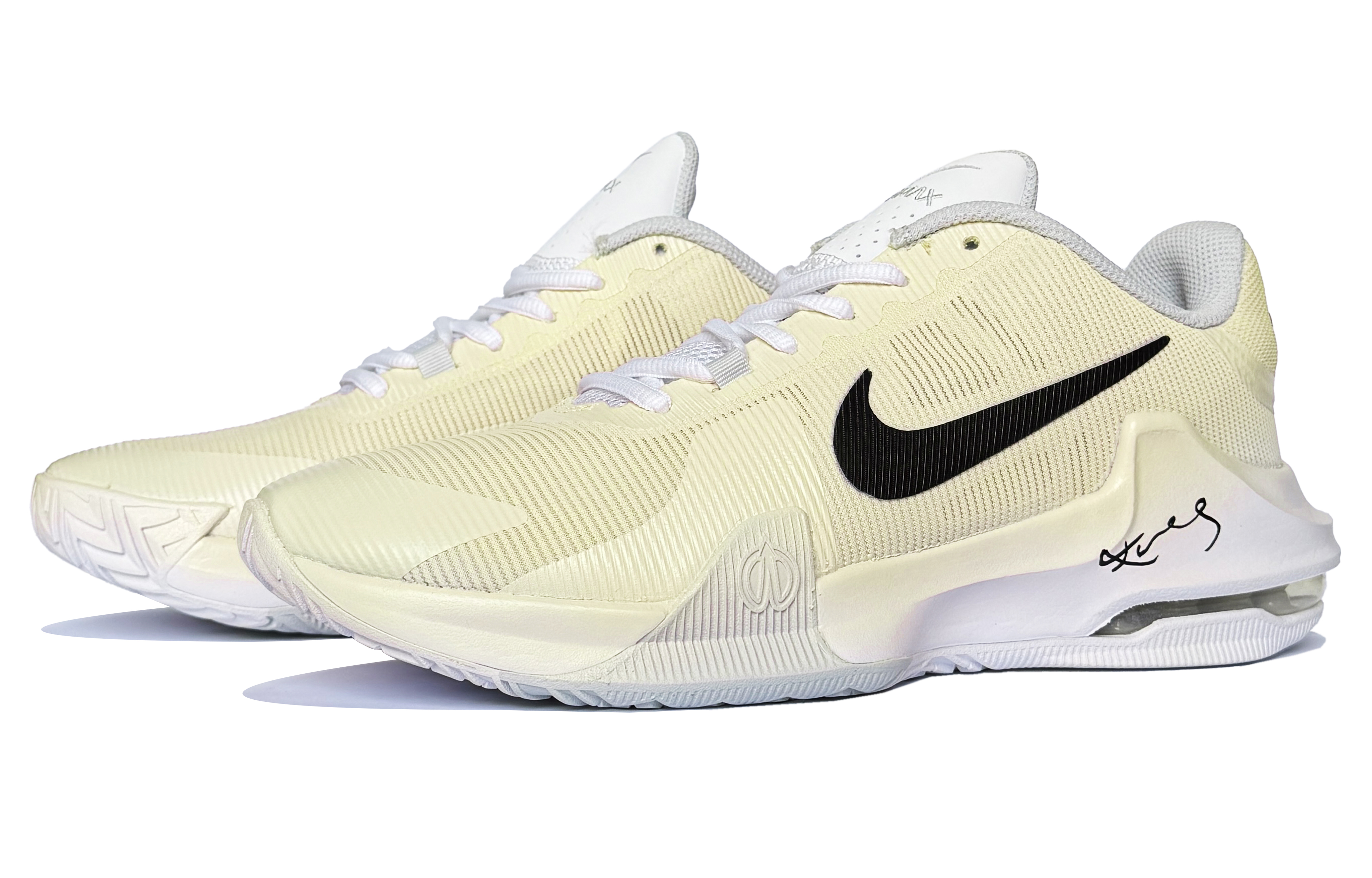 Nike Air Max Impact 4 Moon Mail, Temporally Radiant Gold Cushioning Low top Basketball Shoes Men’s Yellow White