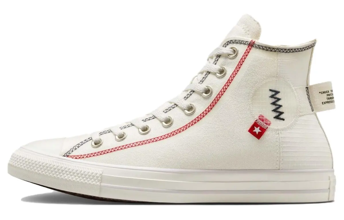 Chuck Taylor All Star Converse High 'Logo Tag - Vintage White'