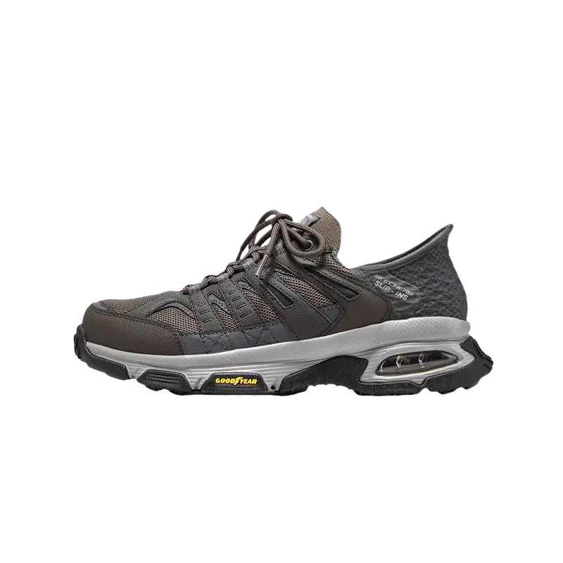 Skechers OUTDOOR MENS Low top Hiking Shoes Men's Gray Black