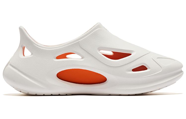 Erke Infinite Lite Clogs EVA Sports Sandals White Black Orange