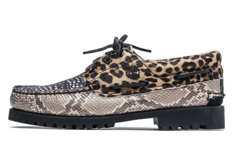 Timberland Chinatown Market X 3-Eye Lug Handsewn Boat 'Animal Print'