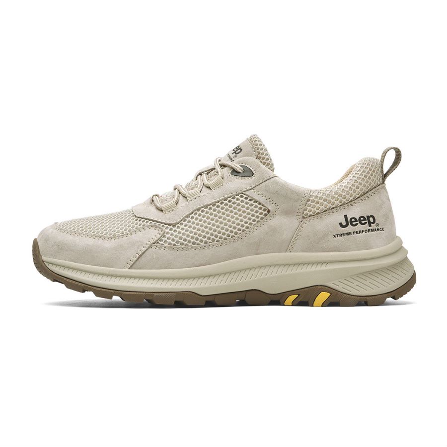 Jeep Mountaineering & Hiking Shoes Men’s Low Top Sand/Gray/Black