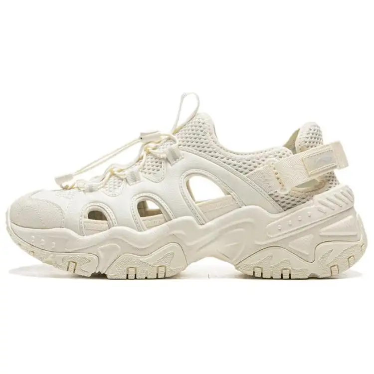 Li Ning Brown Sugar Slip Resistant Breathable Grip Abrasion Resistant Rebound Cushioning River Trekking Shoes Women's