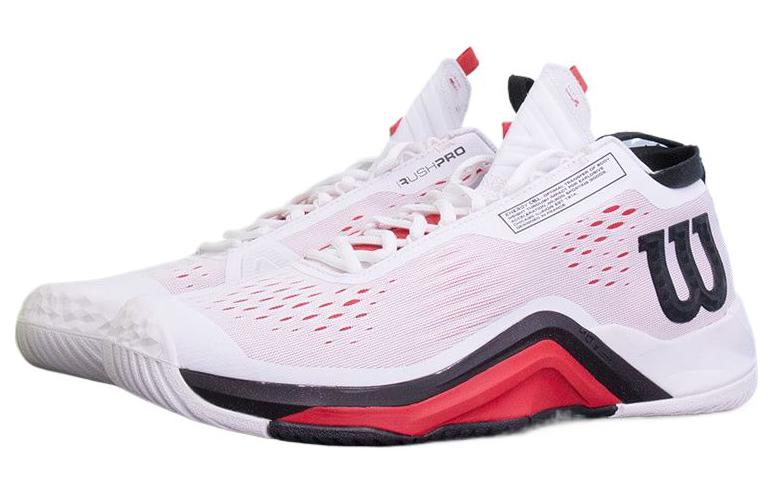 Wilson Rush Pro Mid top Tennis Shoes Men’s Black Red