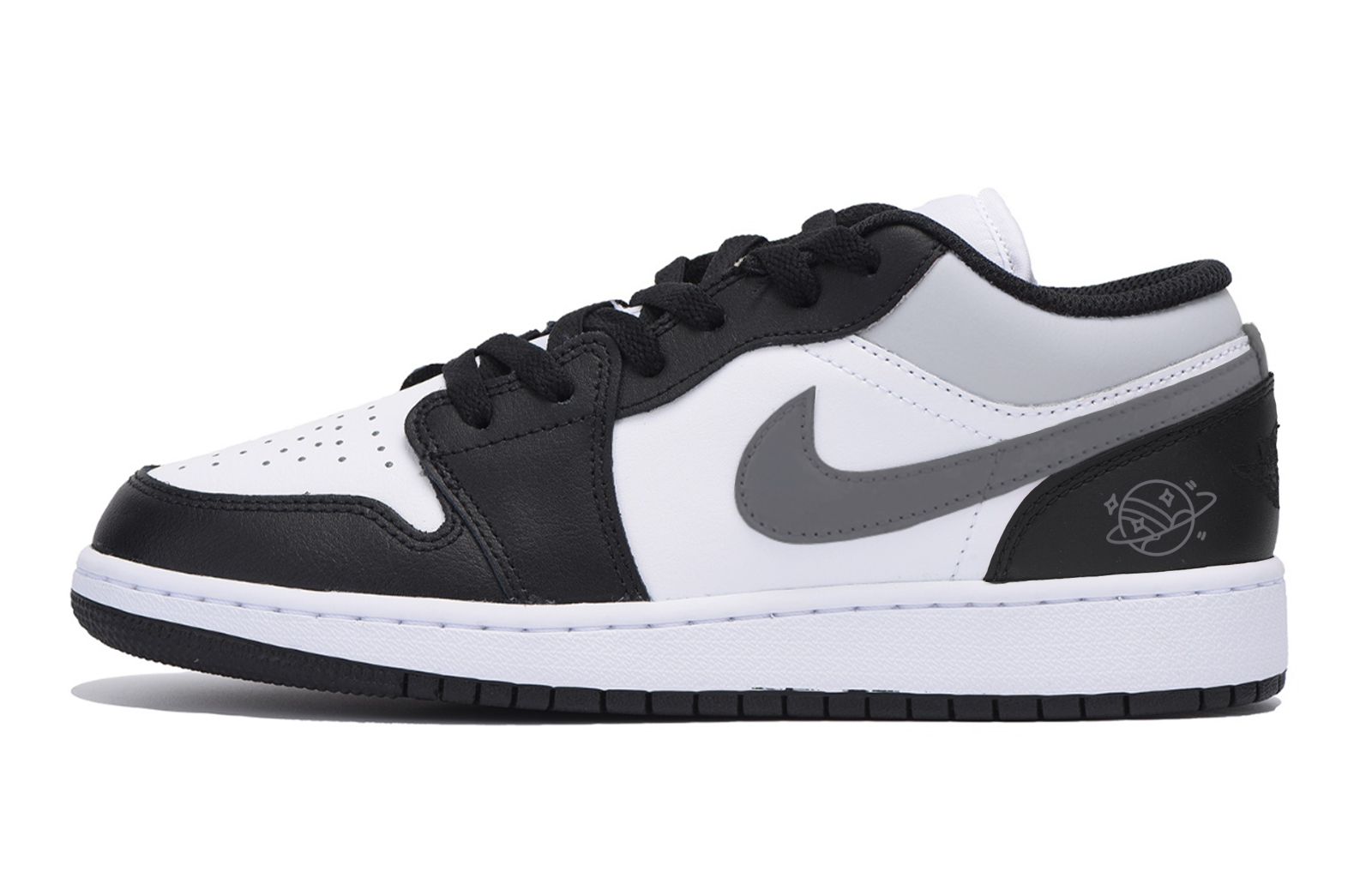 Jordan Air Jordan 1 Abrasion Resistant Slip Resistant Low top Vintage Basketball Shoes Men’s Dark Gray