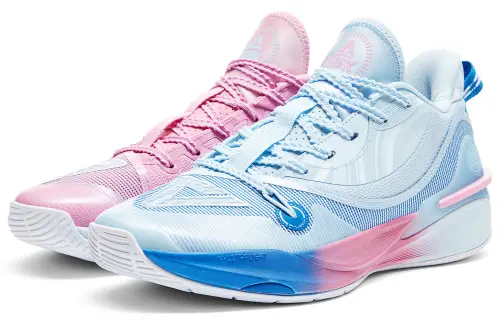 PEAK Taichi BeiDou Slip Resistant, Abrasion Resistant, Rebound Low top Basketball Shoes Men's Heartbeat Pink