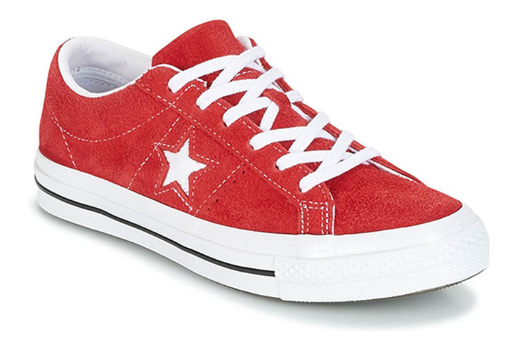 Кеды Converse One Star Ox (красный) — фото 4