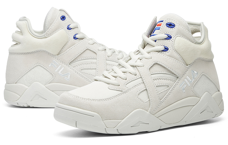 FILA FUSION Cage Low top Vintage Basketball Shoes Women’s Gray White