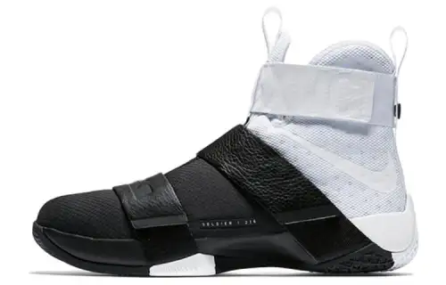 Nike LeBron Zoom Soldier 10 Pinnacle White Black