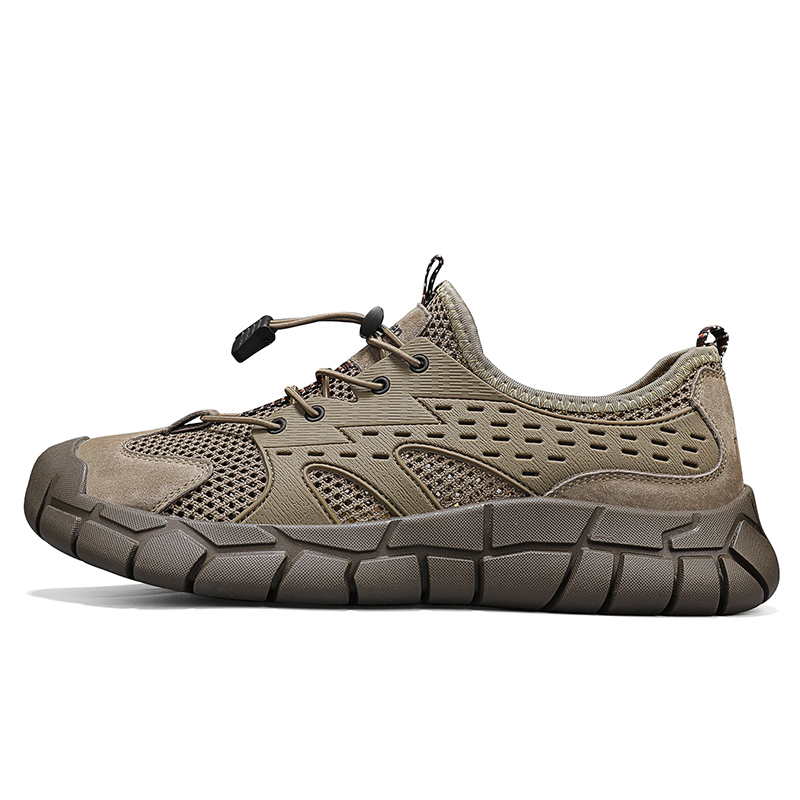 Jeep Textile, Pigskin Slip Resistant, Breathable, Lightweight Low top Hiking Shoes Men’s
