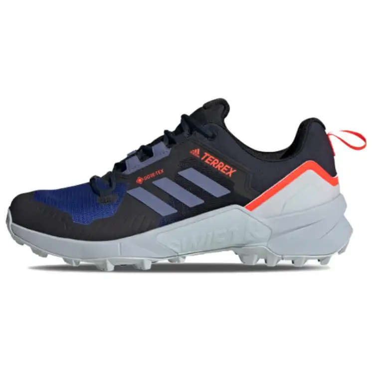 Adidas Terrex Swift R3 Gore Te Slip Resistant Abrasion Resistant Low top Outdoor Boots Unisex Black Blue