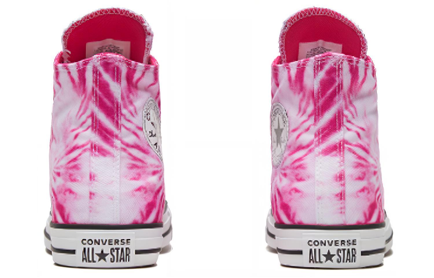 Кеды Converse All Star (розово-белые) — Розовый / белый — фото 4