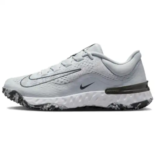 Nike Alpha Huarache Elite 4 Turf Pure Platinum Iron Grey White Wolf Grey Women's