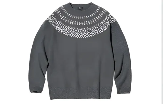 UNIQLO Sweaters Unisex Crew Neck Moderate Other