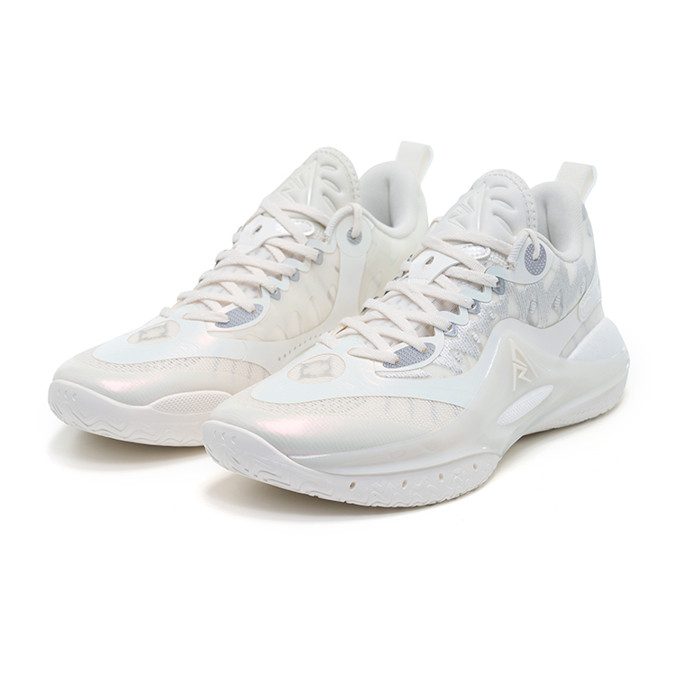 RIGORER Reaves 2 Basketball Shoes Men’s Low Top Ecru/Silver