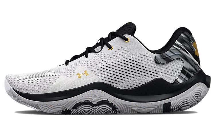 Мужские кроссовки Under Armour Under Armour Spawn 4 (бело-черные)