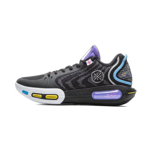 LiNing Wade Phantom 7 Sleepless Technology Lightweight Flexible Stable Support Wrapping Anti-torsion Low-top Basketball Shoes Men's Black Gray