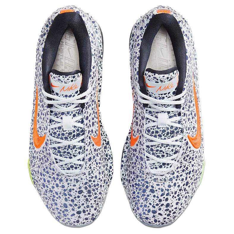 Nike GT Hustle 3 3EP Electric Basketball Shoes Unisex Low Top White Blue