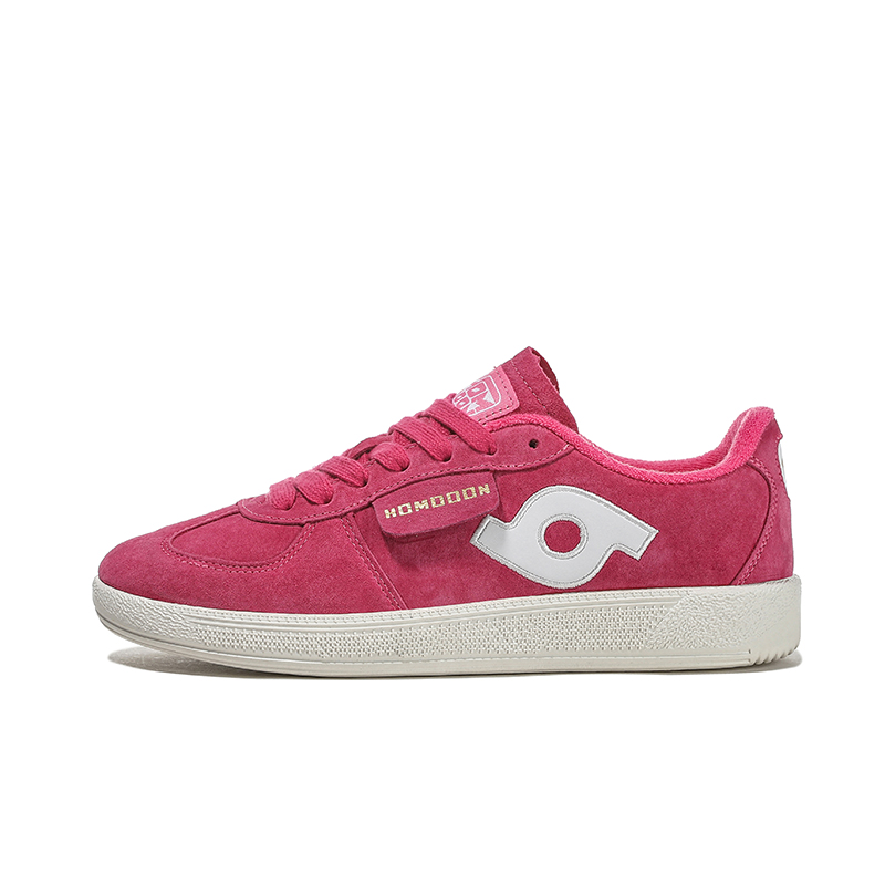 HOMDOON Slip Resistant Abrasion Resistant Low top Training Shoes Unisex Red White