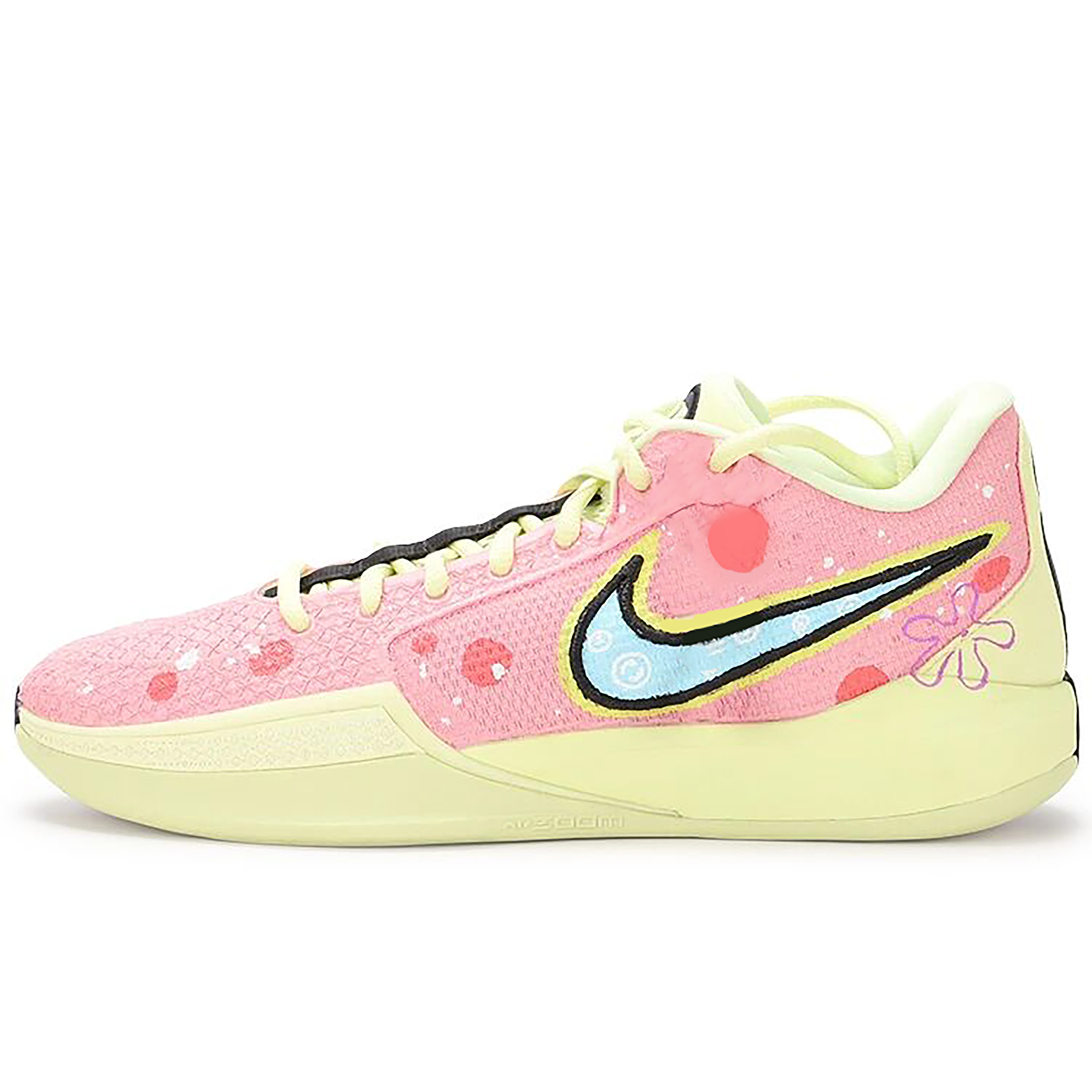 Nike Sabrina 1 EP Slip Resistant Abrasion Resistant Low top Basketball Shoes Unisex Yellow Pink