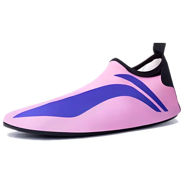 Li Ning Comfortable And Breathable Slip Resistant Abrasion Resistant Low top Training Shoes Unisex Pink Blue