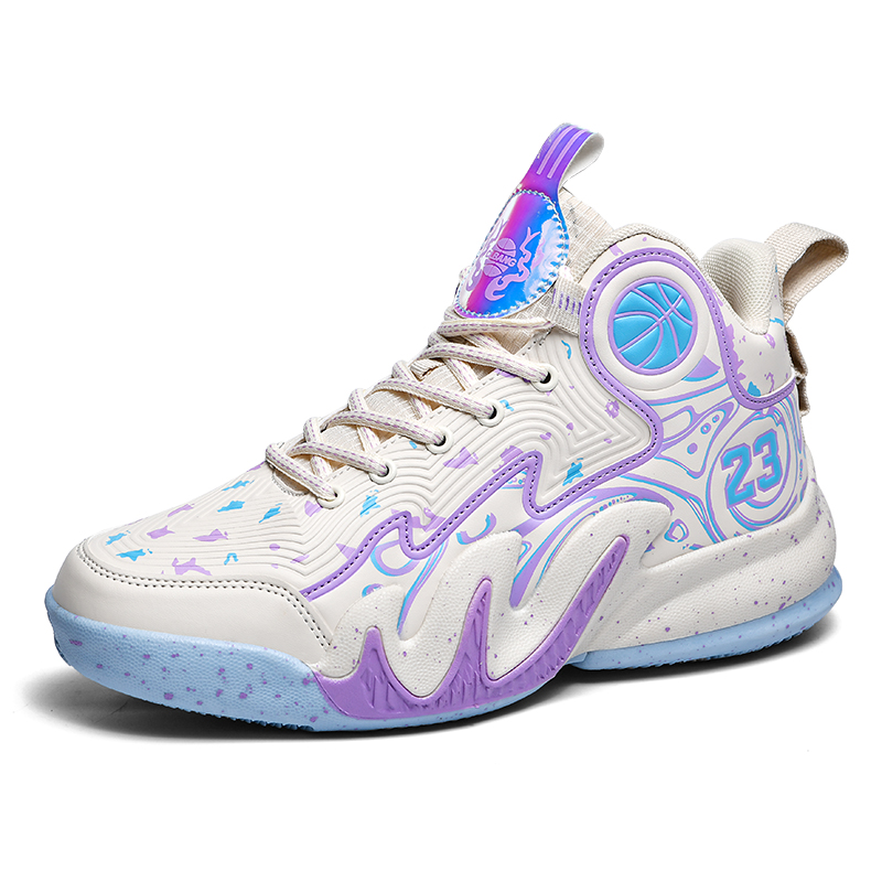 GQWE Non slip Lightweight High top Basketball Shoes Unisex