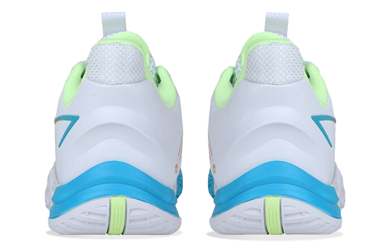 Li Ning Badminton Shoes Unisex Low Top Standard White/Yellow/Blue