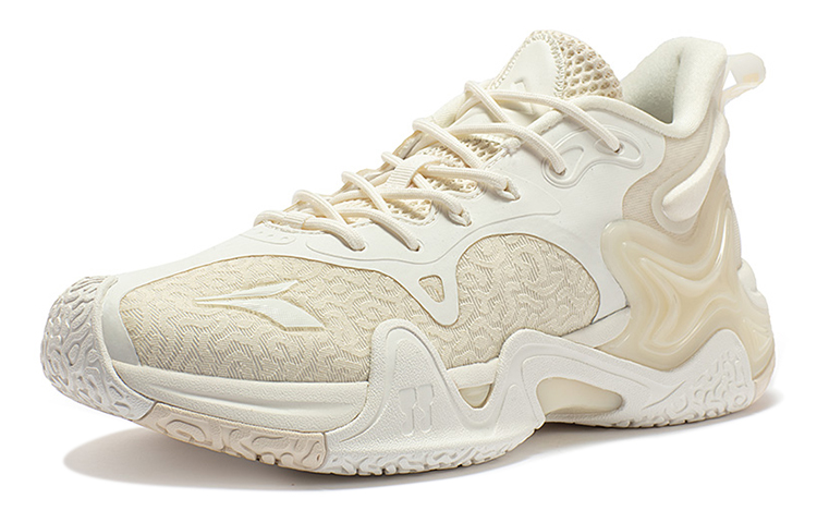 361° LAVA 2.0 Foam Abrasion Resistant Slip Resistant Low top Performance Basketball Shoes Men’s Beige