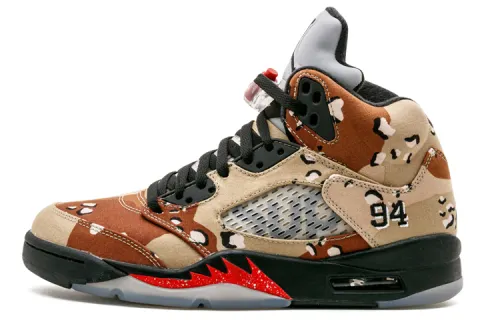Jordan 5 Retro Supreme Desert Camo