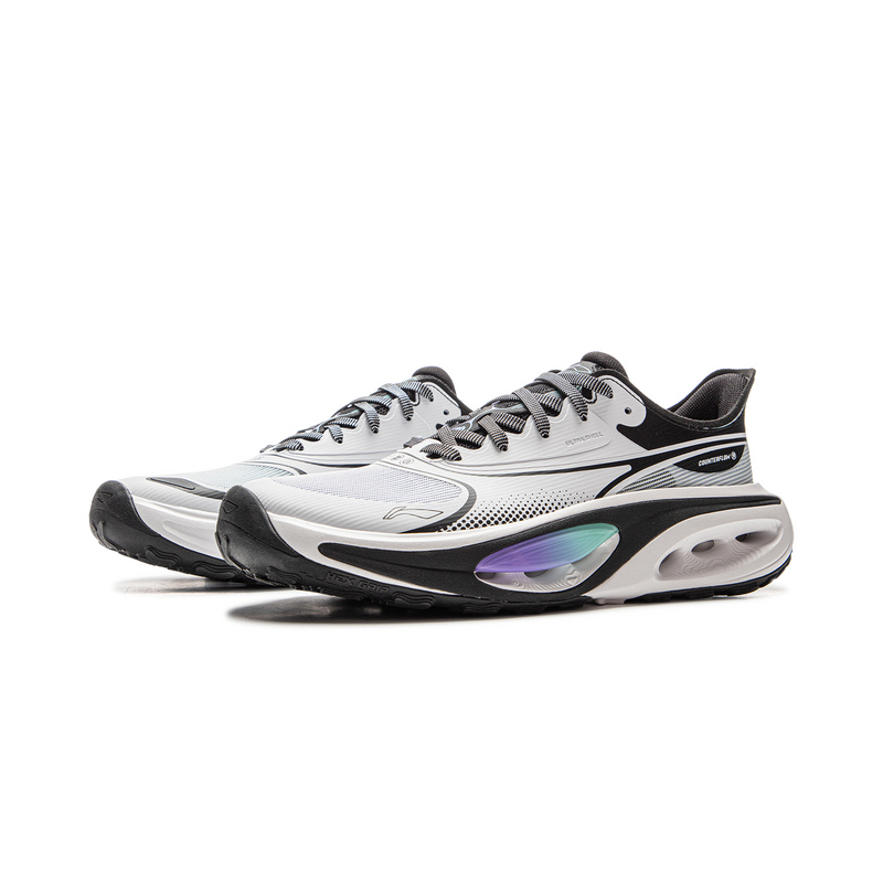 Li Ning Outdoor CF Tracing, Hongyou Low top Hiking Shoes Unisex Black White