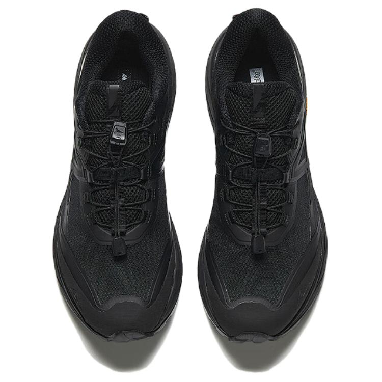 Anta Walker Cushioning Slip Resistant Abrasion Resistant Low top Hiking Shoes Men’s Basic Black