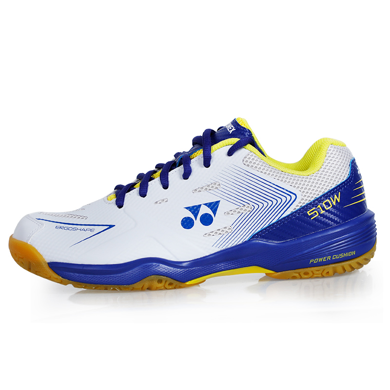 YONEX Yonex Power Cushion/power cushion series non-slip, breathable, shock-absorbing, low-top badminton shoes, same style for men and women, white and blue