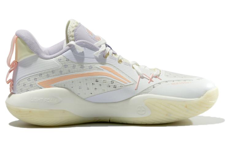 Li Ning Comfortable Cushioning, Wear Resistant Low top Basketball Shoes Men’s Purple