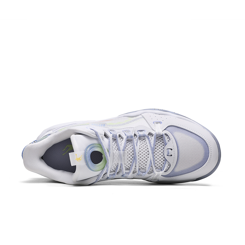 QIAODAN Mid top Basketball Shoes Women’s White Green