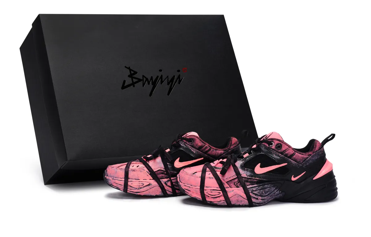 Nike M2K Tekno 811 Manufacturing, Nighttime Valkyrie, Special Shoe Box Slip Resistant Lightweight Low top