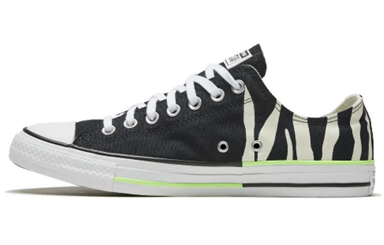 Converse Chuck Taylor All Star 'Black Zebra Print Neon Green'