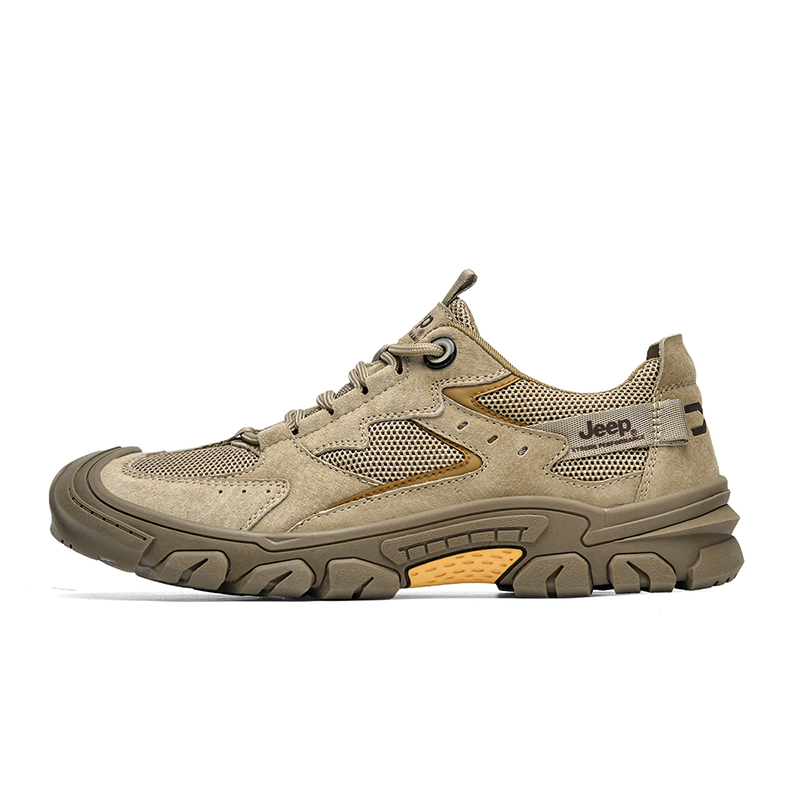 Jeep Outdoor Shoes Mountaineering Hiking Shoes Women’s Camel