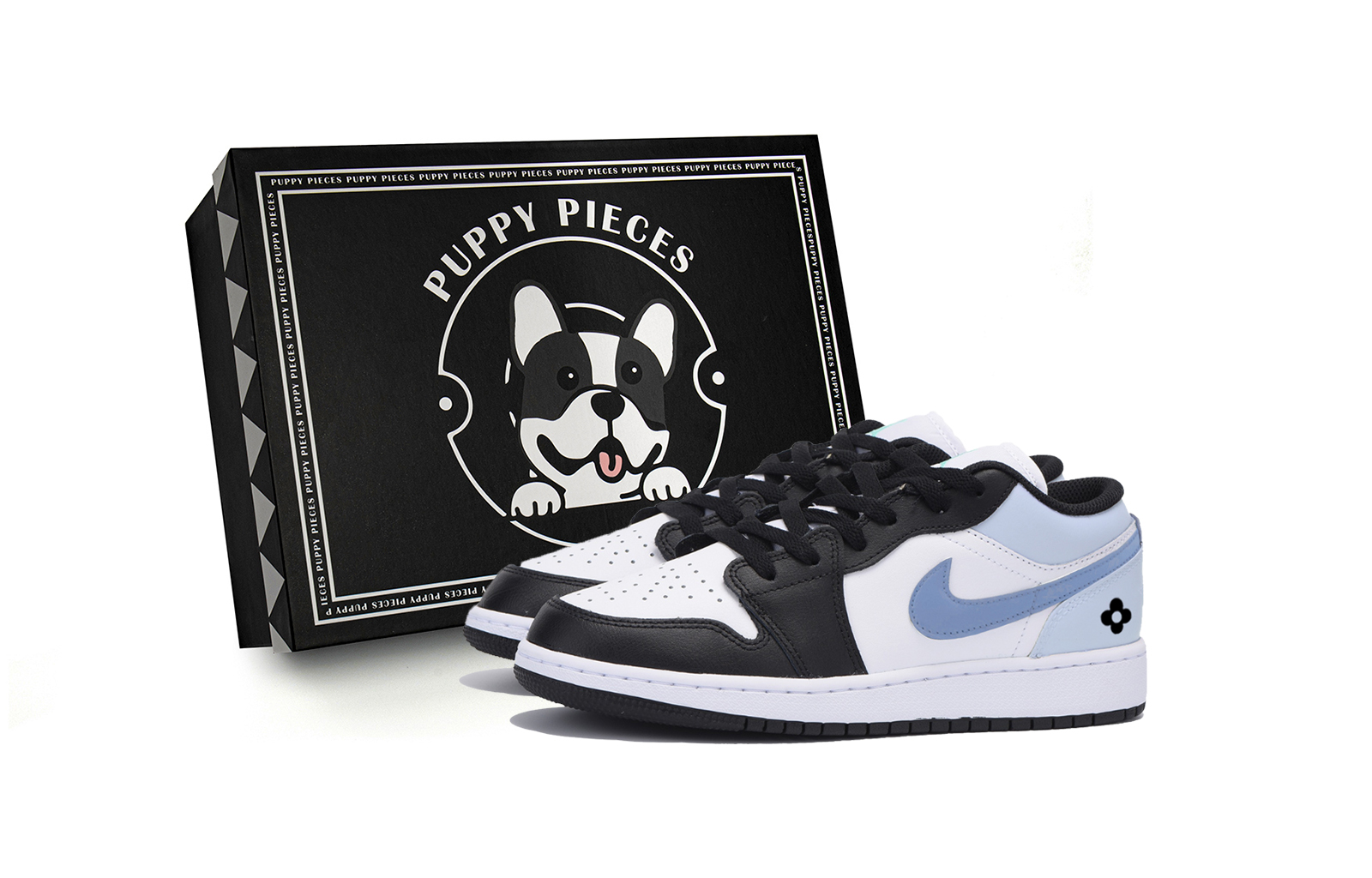 Jordan Air Jordan 1 Vintage Basketball Shoes Men’s Low Top White Blue